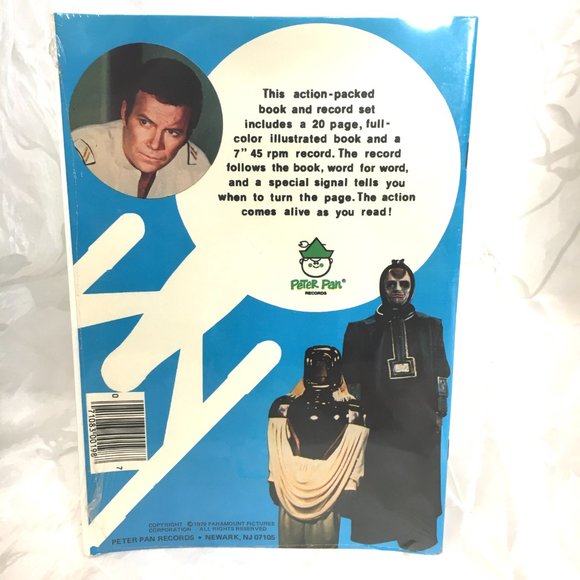 VTG  Sealed Star Trek Robot Masters 1979 Peter Pan Books & Record Set - Picture 8 of 10